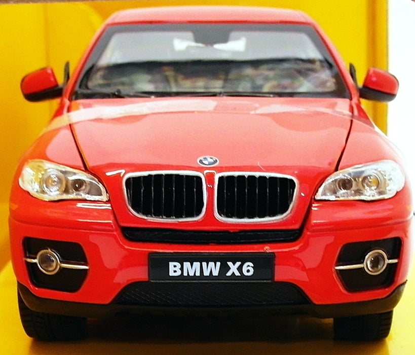 Rastar 1/24 Scale Diecast Model Car 41500 - BMW X6 - Red
