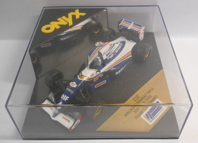 Onyx 1/43 Scale - 232 WILLIAMS RENAULT FW16 TEST CAR 1995 DAVID COULTHARD