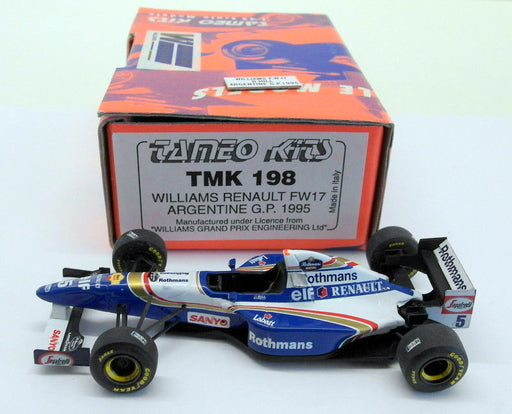 Tameo 1/43 Scale built kit - TMK198 Williams FW 17 Argentine GP 1995 D Hill