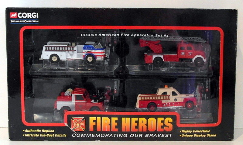 Corgi Showcase Collection CSFH13004 - Classic American Fire Apparatus Set #4