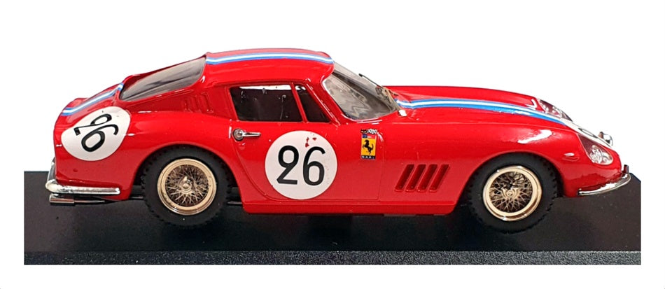 Best 1/43 Scale 9102 - Ferrari 275 GTB/4 - #26 LM 1966 Biscaldi-Bourbon
