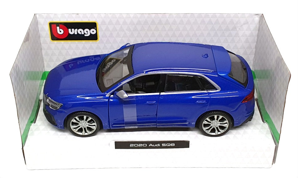 Burago 1/32 Scale Diecast 18-43054 - 2020 Audi SQ8 - Blue