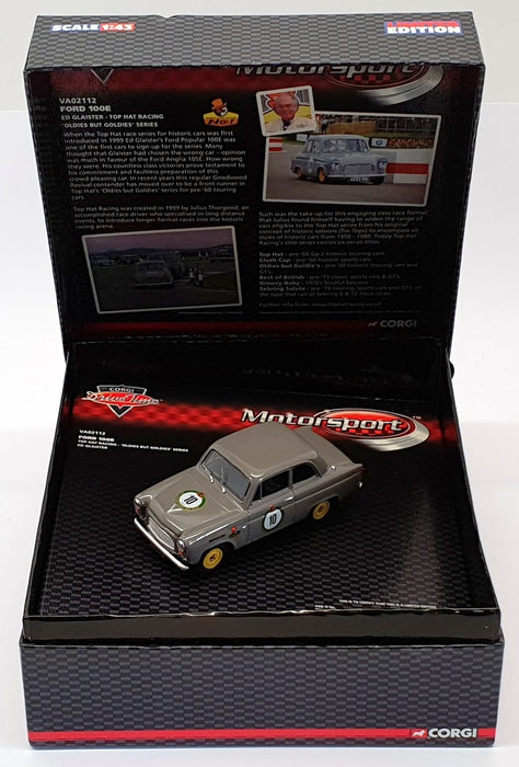 Vanguards 1/43 Scale VA02112 - Ford 100E Top Hat Racing #10 Ed Glaister