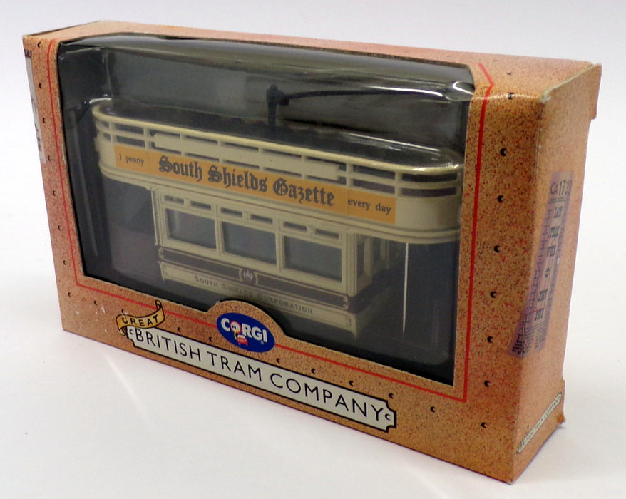Corgi Appx 12cm Long Diecast 97291 - South Shields Corporation Tram Car