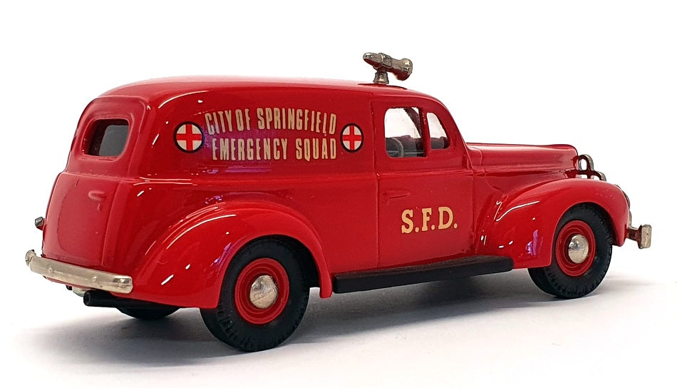 Brooklin 1/43 Scale BRK9 036 - 1940 Ford Van Emergency Squad - 1 Of 100