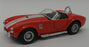1965 Shelby Cobra 427 S/C - Red - Kinsmart Pull Back & Go Diecast Metal Model Car