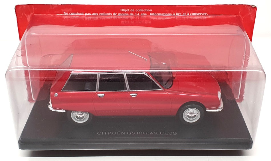 Hachette 1/24 Scale Diecast G111V013 - Citroen GS Break Club - Red