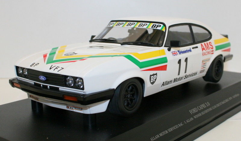 Minichamps 1/18 Diecast 155 798611 Ford Capri 3.0 J.Allam Silverstone BSCC 1979