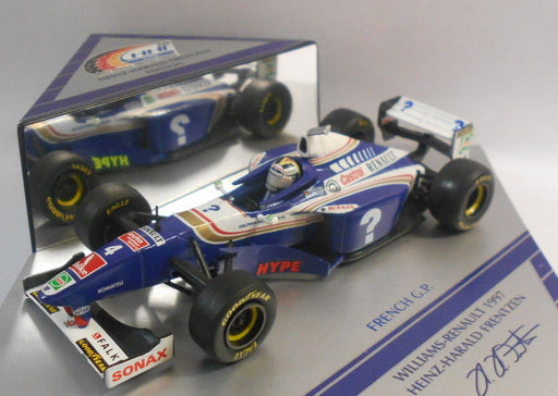 Onyx 1/43 Scale - 993 WILLIAMS RENAULT FRENCH GP. H.H FRENTZEN 1997