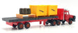 Corgi 1/64 Scale 121221A - Leyland Scammell Truck & Flatbed Trailer - Red/Black