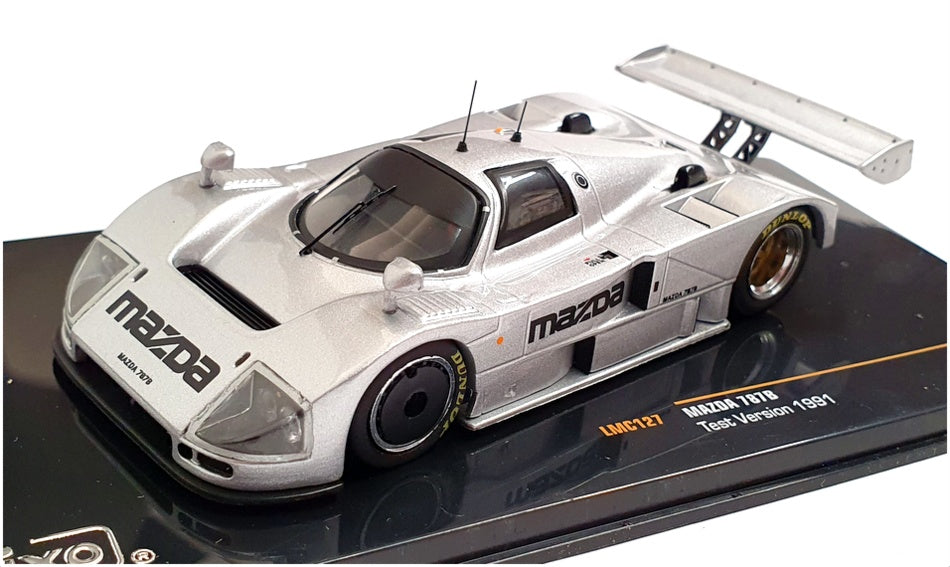 Ixo 1/43 Scale Diecast LMC127 - 1991 Mazda 787B Test Version - Silver
