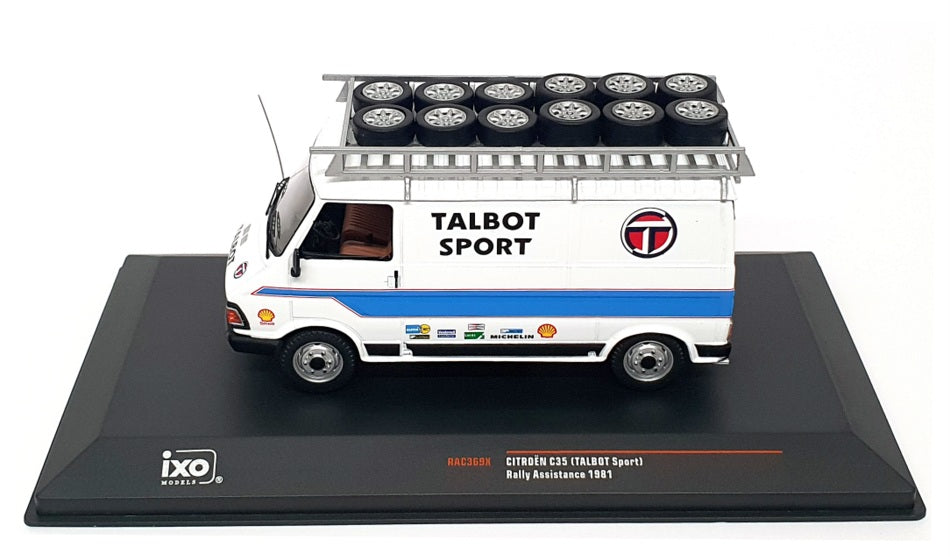 Ixo 1/43 Scale RAC369X - Citroen C35 Talbot Sport Rally Assistance 1981 - White