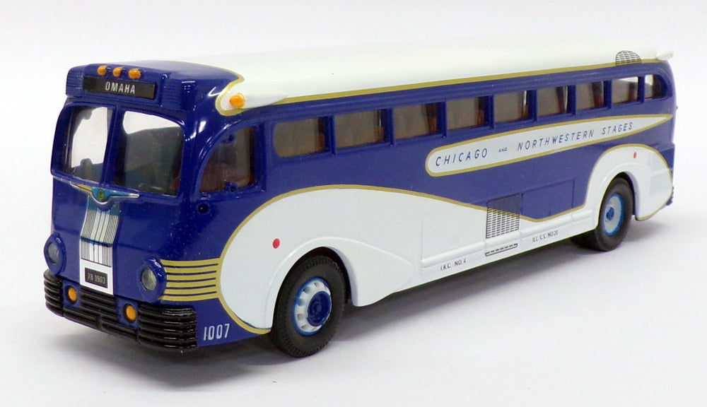 Corgi 1/50 Scale Model Bus 53901 - Union Pacific Yellow Coach 743