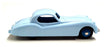 Dan Toys Appx 9.5cm Long Diecast DAN-258 - Jaguar XK120 Coupe - Blue