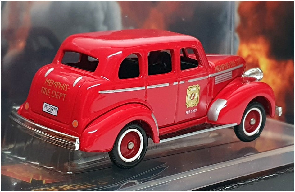 Corgi 9cm Long Diecast CS90013 - Chevrolet Fire Chief Car - Red