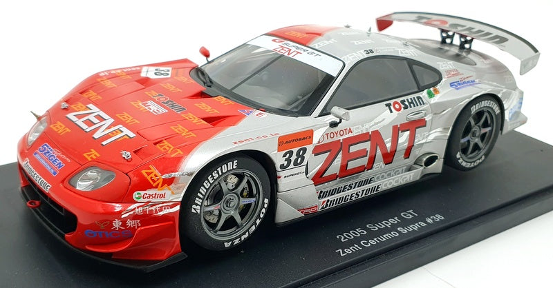 Autoart 1/18 Scale Diecast 80517 - Toyota Supra GT 2005 Zent Cerumo #8