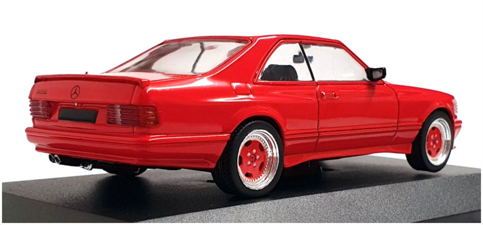 Solido 1/43 Scale S4310902 - Mercedes Benz 560 SEC AMG Widebody - Red