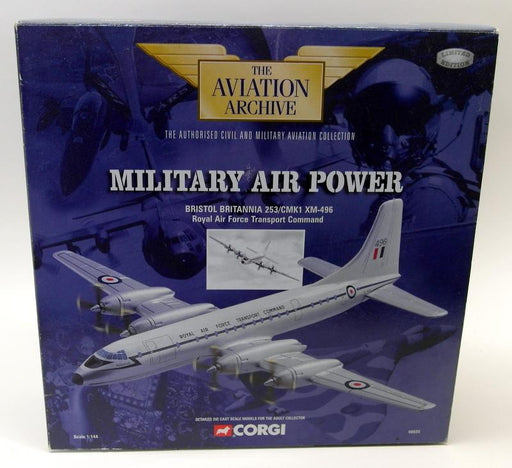 Corgi 1/144 Scale Diecast  48604 Bristol Britannia 253/CMK1 XM-496 RAF Transport