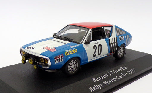 Atlas Editions 1/43 Scale 2 235 025 - Renault 17 Gordini - #20 Monte Carlo 1975