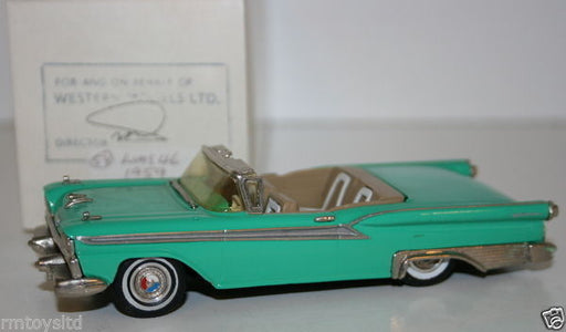 WESTERN MODELS MIKE STEPHENS 1st PROTOTYPE - WMS46 - 1959 FORD GALAXIE - GREEN
