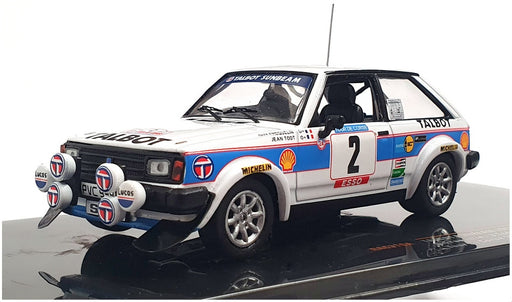 Ixo 1/43 Scale RAC370A - Talbot Sunbeam Lotus Tour de Corse 1981 - White