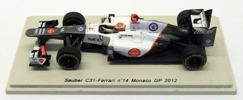 Spark 1/43 Scale S3032 - Sauber C31-Ferrari Monaco GP - #14 K.Kobayashi