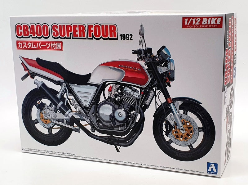 Aoshima 1/12 Scale Model Kit 1442800 - 1992 Honda CB400 Super Four