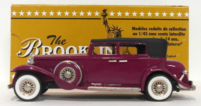 Brooklin 1/43 Scale BRK96  - 1931 Marmon Sixteen 4Dr Convertible Sedan Purple