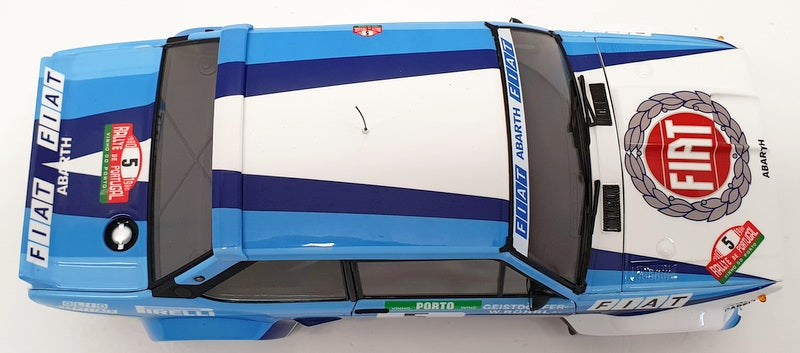 Kyosho 1/18 Scale Model Car 08376A - Fiat 131 Abarth 1980 Portugal Rally #5