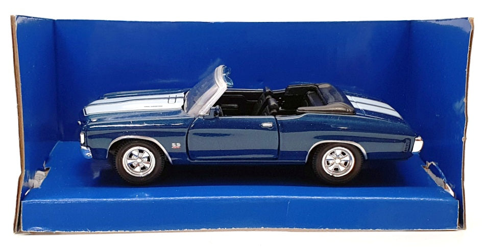 Welly 11.5cm Long Diecast 19769 - 1971 Chevrolet Chevelle SS 454 - Blue