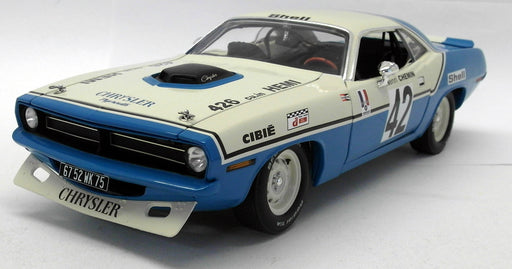 Acme 1/18 Scale Diecast - A1806102 1970 Plymouth Barracuda #42 Chrysler France