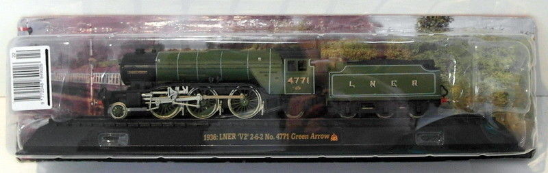 Amer Diecast Train Appx 30cm Long TR07 - 1936 Liner V2 2-6-2 No.4771 Green Arrow