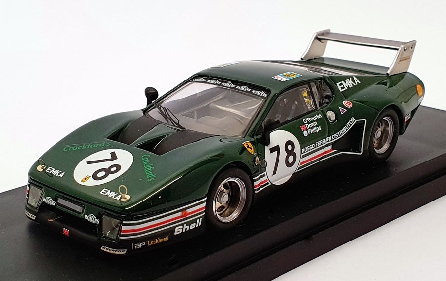 Best 1/43 Scale 9285 - Ferrari 512 BB - #78 LM Le Mans 1980 - Green