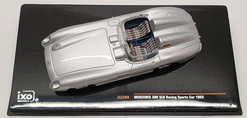 IXO Models 1/43 Scale  CLC269 - 1955 Mercedes 300 SLR Racing Sports Car - Silver