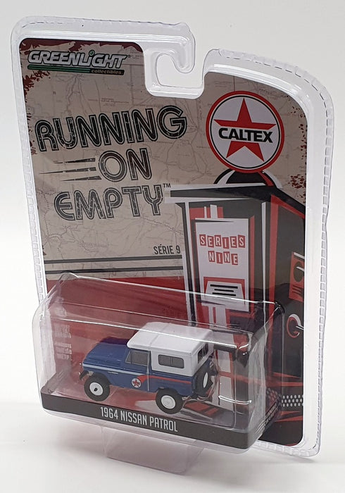 Greenlight 1/64 Scale 41090-B - 1964 Nissan Patrol - Blue/White