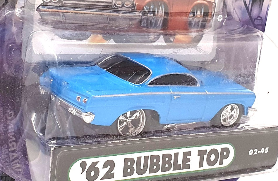 Muscle Machines 1/64 Scale 71151 02-45 - 1962 Chevrolet Bubble Top - Blue