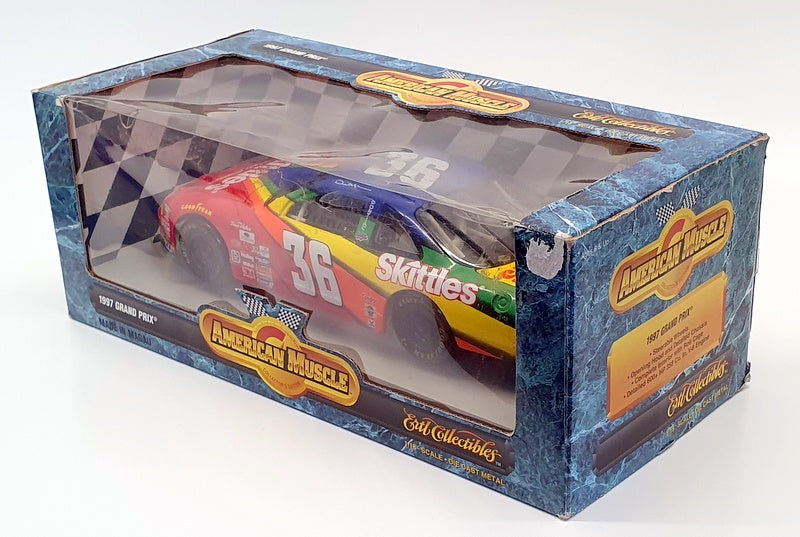 Ertl 1/18 Scale 7371 -1997 Pontiac Grand Prix Stock Car Nascar - #36 Skittles