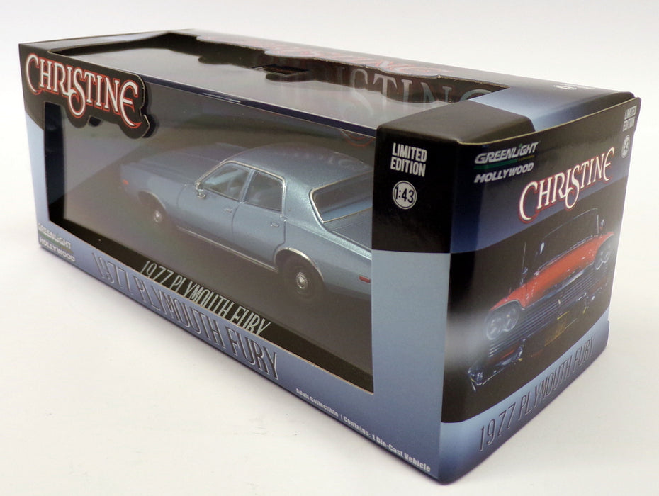 Greenlight 1/43 scale 86559 - 1977 Plymouth Fury - Metallic Blue