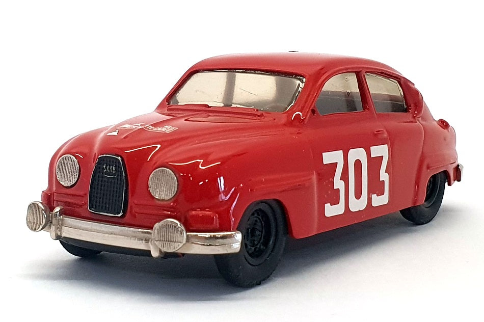Small Wheels 1/43 Scale Model Car SW4621 - Saab Rally 1962 #303 Red