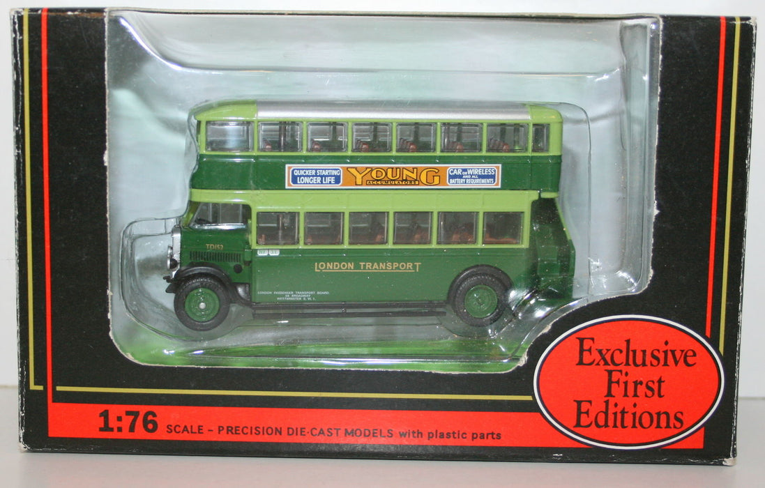 EFE 1/76 SCALE 27209 LEYLAND TD1 OPEN STAIRS - LONDON TRANSPORT