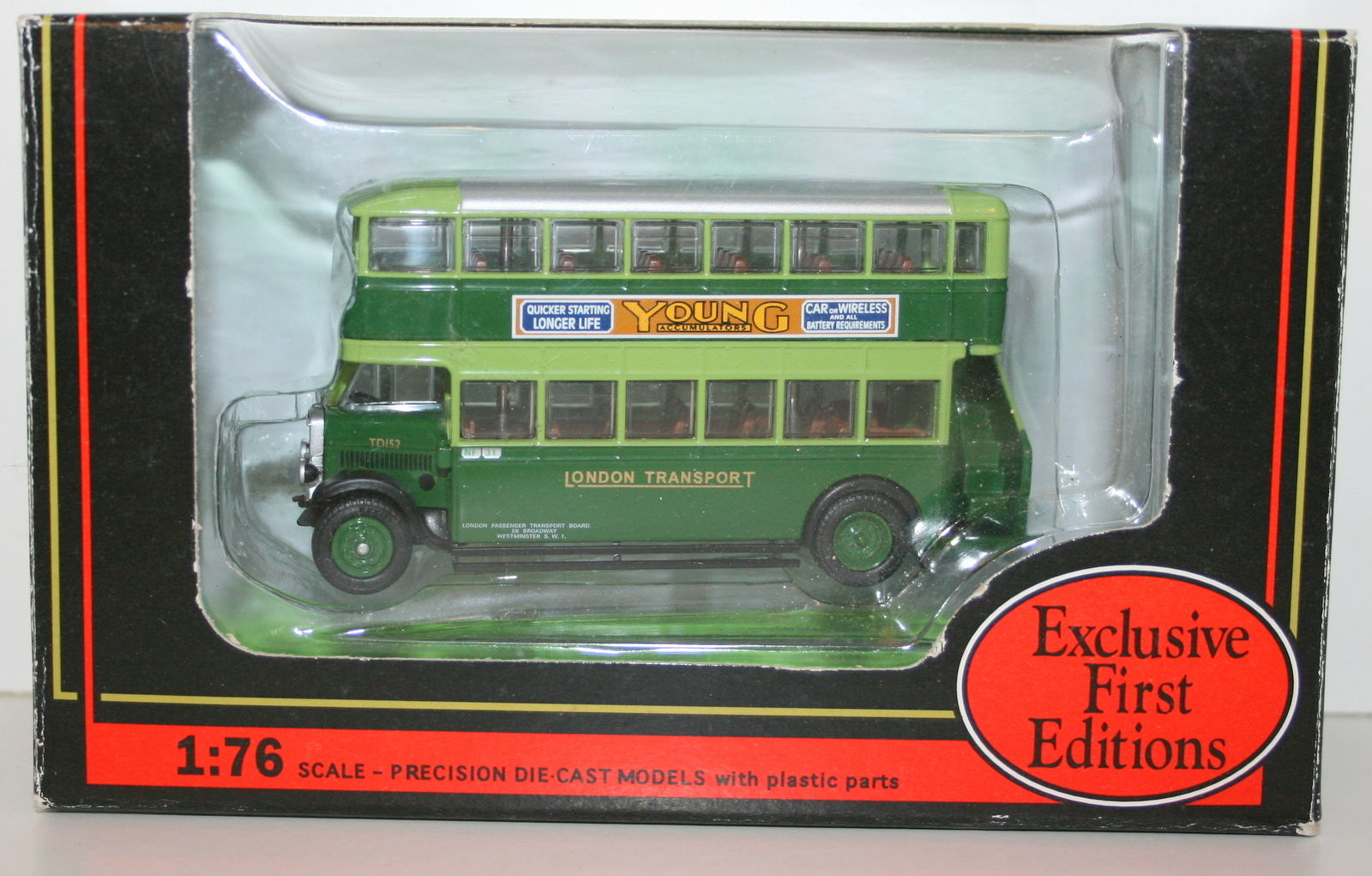EFE 1/76 SCALE 27209 LEYLAND TD1 OPEN STAIRS - LONDON TRANSPORT