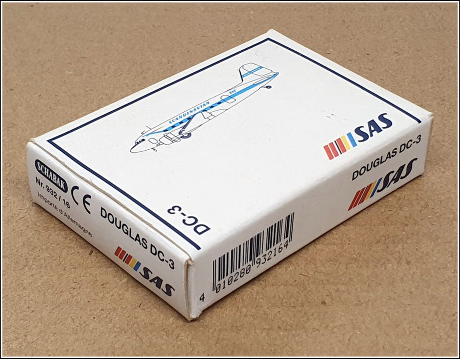 Schabak 1/600 Scale 932/16 - Douglas DC-3 Aircraft - SAS