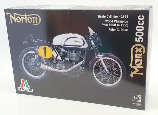 Italeri 1/9 Scale Motorbike Kit 4602 - 1951 Norton Manx 500cc W.Champion G.Duke