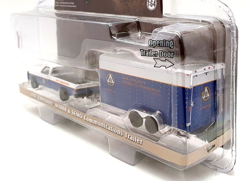 Greenlight 1/64 Scale 32220-C 1978 Chevrolet M1008 & SEMO Communications Trailer
