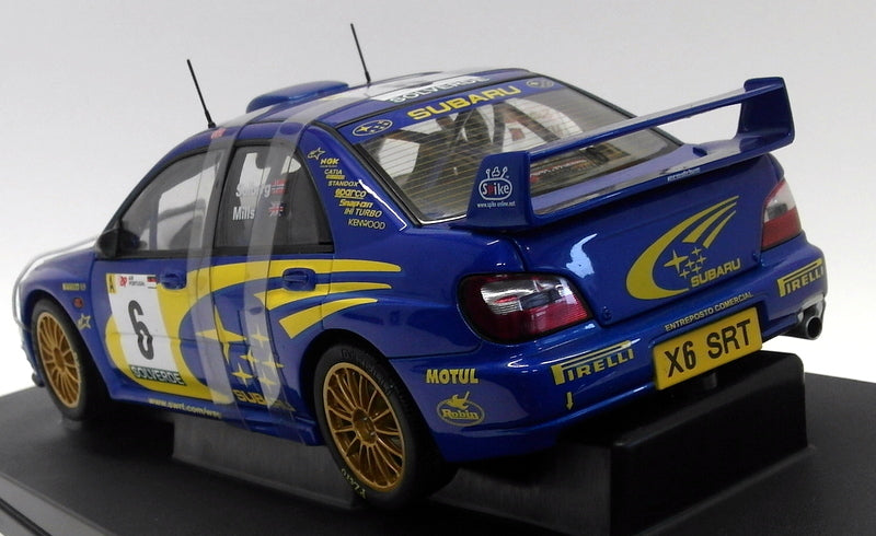 Autoart 1/18 Scale Diecast - 80193 Subaru Impreza WRC2001 Rally Portugal Solberg Mills