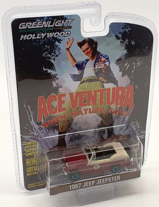 Greenlight 1/64 Scale 44880F - 1967 Jeep Jeepster - Chase Red