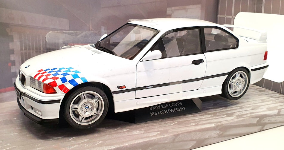 Solido 1/18 Scale S1803903 - BMW E36 Coupe M3 Lightweight - White