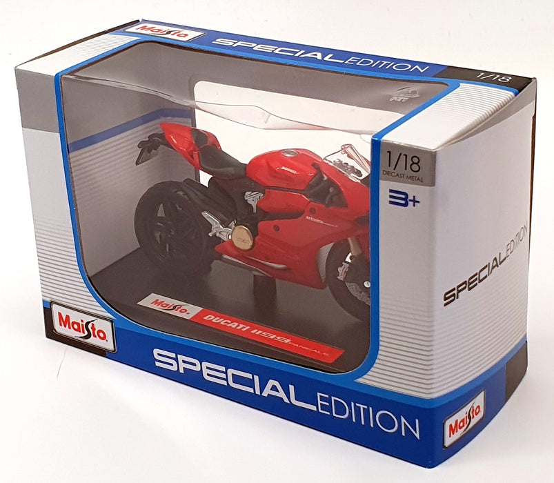 Maisto 1/18 Scale Motorbike 11092 - Ducati 1199 - Red