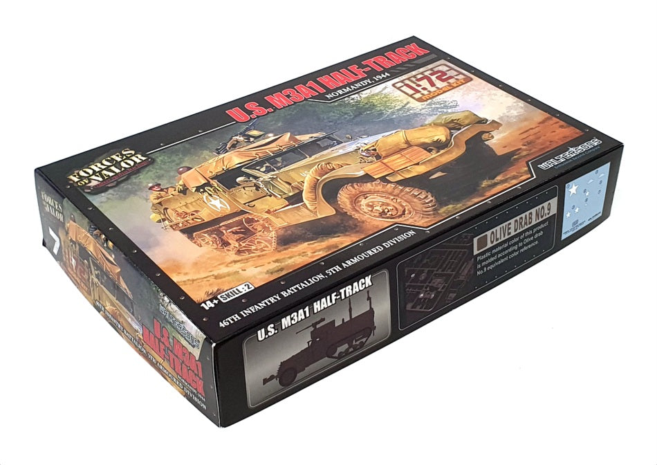 Forces Of Valor 1/72 Scale Kit 873007A - US M3A1 Half-Track - Normandy 1944