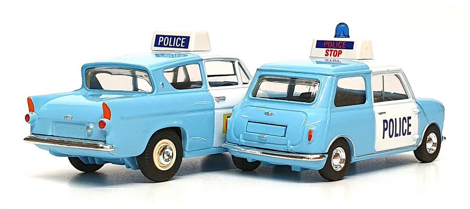 Vanguards 1/43 Scale PC1002 - Austin Mini Ford Anglia - Police Panda Cars